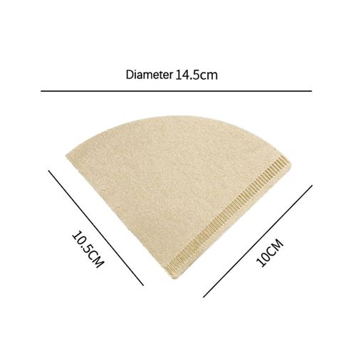 Tasse De Filtre À Café En Papier Spécial, Papiers Filtrants, Goutte À Goutte Non Blanchie, Moka, Pot, Passoire, Feuille, Sac De 40 Pièces, 100 Pièces