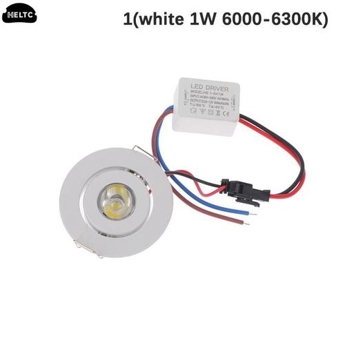 Mini Spot Lumineux Led Encastrable En Aluminium De Haute Qualité, Luminaire De Plafond À Intensité Réglable, Idéal Pour Une Cave À Vin Ou Une Garde-Robe, 3/1w, Nouveauté