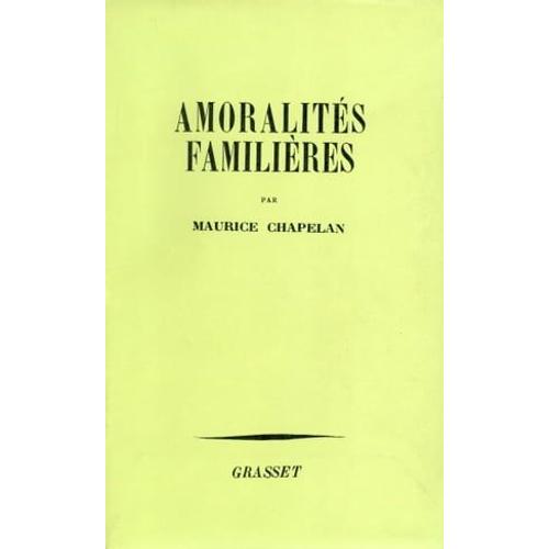 Amoralités Familières