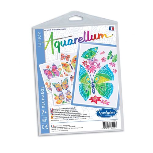 Aquarellum Recharge Aquarellum Junior - Papillons & Fleurs