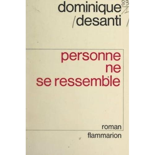 Personne Ne Se Ressemble