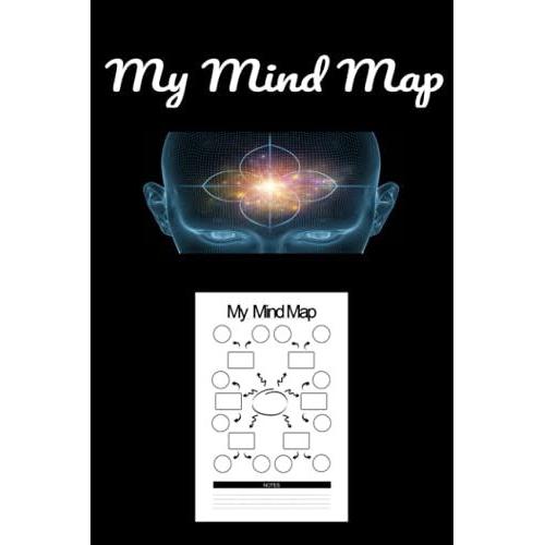 My Mind Map: Blank Mind Map Book,Brainstorm Notebook Help You Organize Your Thoughts & Take Notes