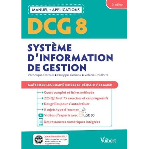 Dcg 8 - Systèmes D'information De Gestion : Manuel Et Applications