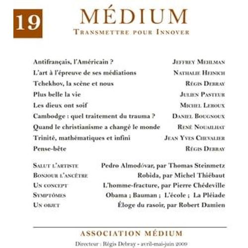 Médium N°19, Avril-Juin 2009