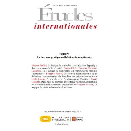 Études Internationales. Volume 48 Numéro 2, Printemps 2017