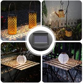 Lumière solaire Jardin 6 pièces Lampes solaires pour extérieur Led