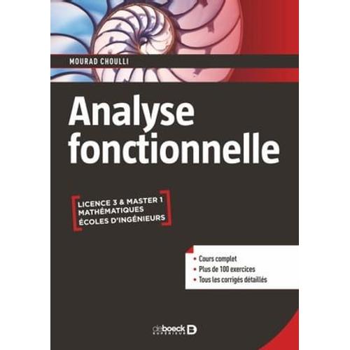 Analyse Fonctionnelle - Licence, Master, Écoles D'ingénieurs