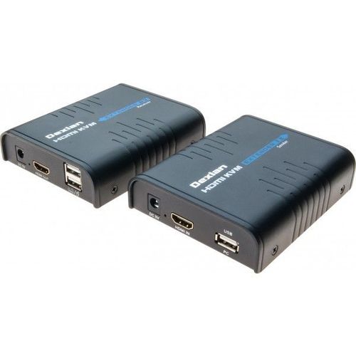 Dexlan Extender Kvm Hdmi / Usb Over Ip Ethernet Gigabit