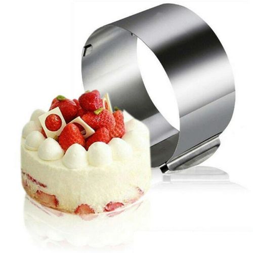 Réglable Anneau De Mousse Moule Rond Frontière Pâte Film Accessoire De Cuisine Bricolage Outils De Gâteau De Cuisson Dessert Décoration