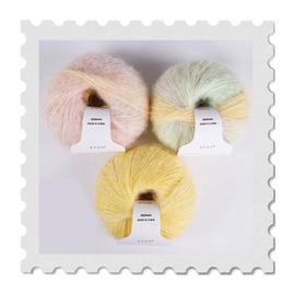 paillettes Écharpe Fil de coton Crochet épais Laine de mohair Laine à  tricoter