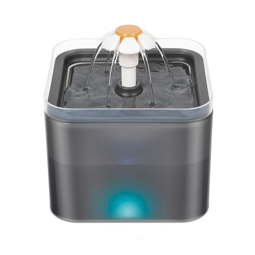 Fontaine À Eau Automatique Pour Chats Et Chiens Avec Éclairage Led, Distributeur D'eau Usb Pour Animaux De Compagnie, Filtrage De Recirculation, Mangeoire Pour Animaux De Compagnie, 2l