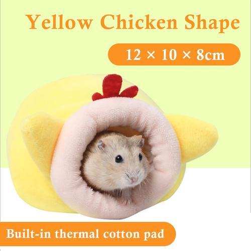 Maison En Coton Pour Hamster, Accessoires Pour Cochon D'inde, Nid Pour Petits Animaux, Chaud Pour L'hiver, Pour Rongeur, Cochon D'inde, Rat, Hérisson