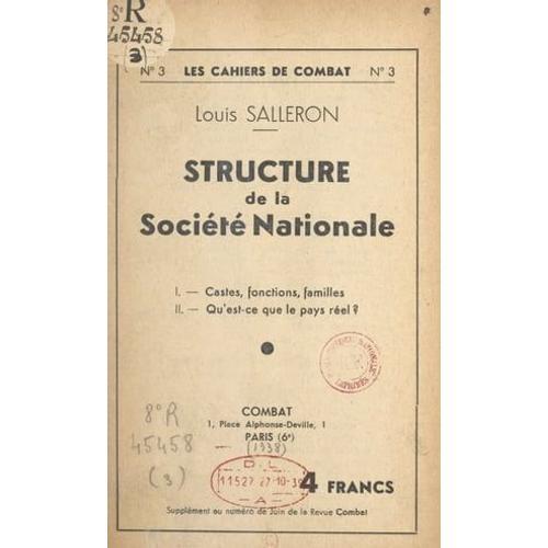 Structure De La Société Nationale