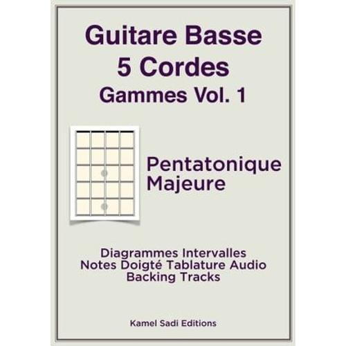 Guitare Basse 5 Cordes Gammes Vol. 1