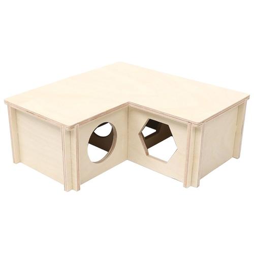 H7ea ? Maison Hamster En Bois, Chambre De Cachette En Bois Naturel, Nid Pour Mini Gerbilles, Hamster Musulman, Cochon D'inde Junior