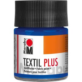 Marabu Peinture Pour Tissu Textil Plus, 50 Ml, Bleu Outremer