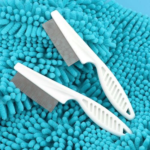 Peigne Anti-Puces En Acier Inoxydable, Fournitures Pour Chats Et Chiens, Brosse Répulsive Pour Animaux De Compagnie, Toilettage Des Poils, Outil Portable Pour Enlever La Fourrure
