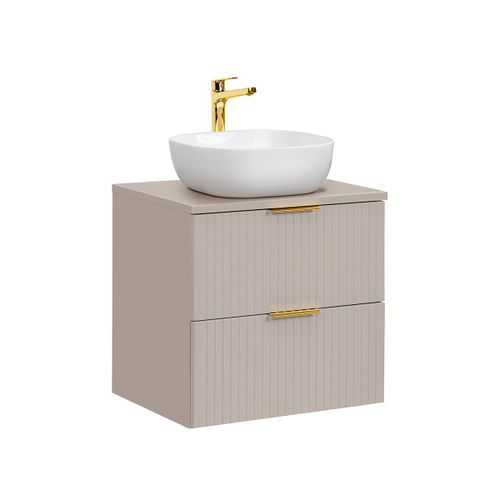 Meuble Vasque Stratifiés Beige