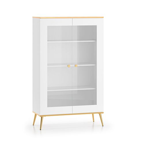 Vaisselier 2 Portes Stratifiés Blanc