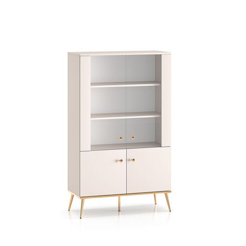Vaisselier 4 Portes Stratifiés Beige