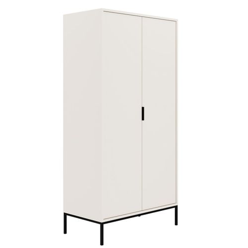 Armoire 2 Portes Stratifiés Blanc