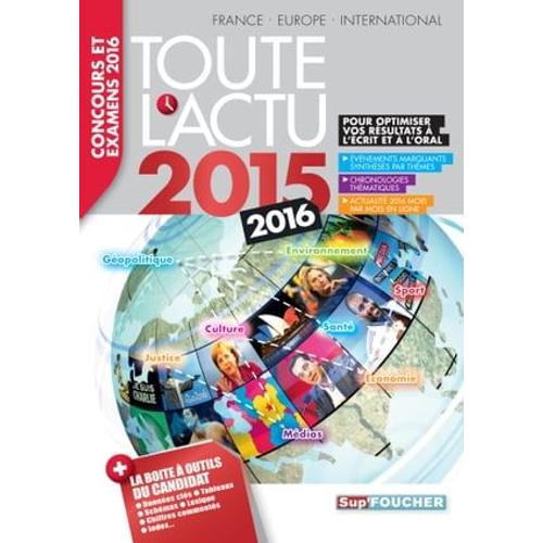 Toute L'actu 2015 Sujets Et Chiffres De L'actualité 2015 - Concours & Examens 2016