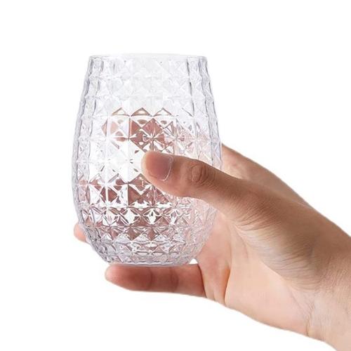 Verres À Vin En Plastique Pour Cocktail De Whisky, Jus De Boisson, Standard, Incassable, Réutilisable, Recyclable, Piscine Extérieure, Pique-Niques De Fête