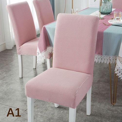 Housse De Chaise Épaisse Jacquard, En Spandex, Extensible, Pour Cuisine, Salle À Manger, Cuisine, Banquet, Mariage, 10 Couleurs
