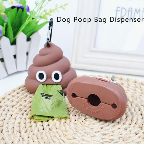 Sac À Excréments Pour Animaux De Compagnie, Sacs À Déchets En Forme De Merde Pour Chien Et Chat, Distributeur De Crottes Portable, Support De Livres Pour Animaux De Compagnie, Produits Pour L'extérieu