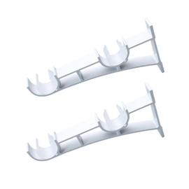 Support Pour Tringle Rideau 2 Pices Mural Double Support Tringle Rideaux  Plafond En Alliage D'aluminium Antirouille Appropri Tringle Du Diamtre De  28