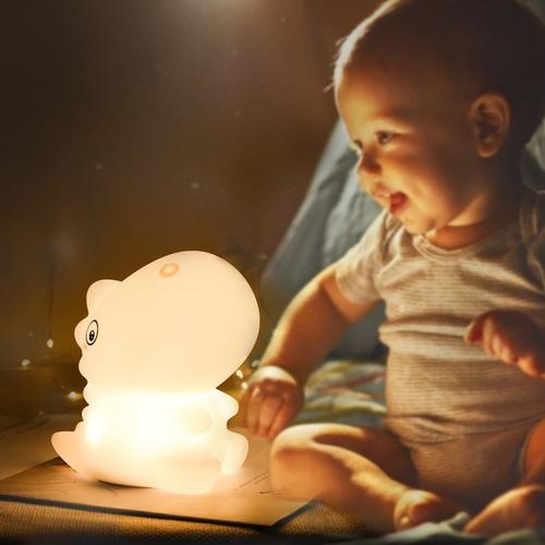 Veilleuse led en silicone pour enfant rechargeable par USB forme