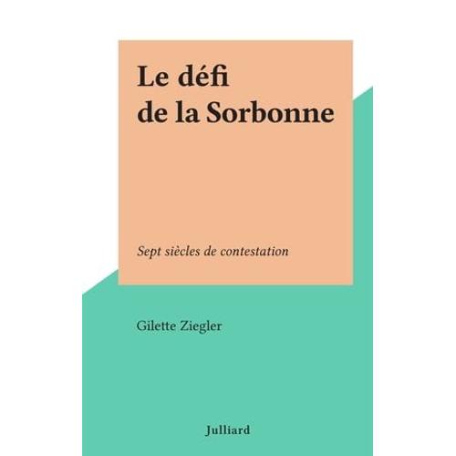 Le Défi De La Sorbonne