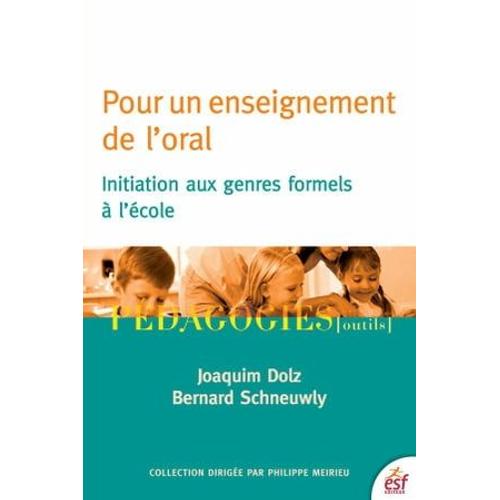 Pour Un Enseignement De L'oral