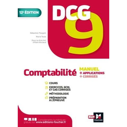 Dcg 9 - Comptabilité - Manuel Et Applications 12e Édition