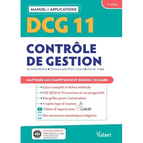 Dcg 11- Contrôle De Gestion : Manuel Et Applications