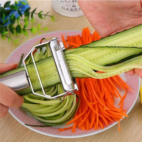 Julienne Éplucheuse De Légumes, Râpe À Pommes De Terre, Concombre, Carottes, Outil De Cuisine De Haute Qualité En Acier Inoxydable