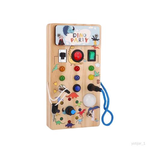 Activity-board Tableau d'activités pour les tout-petits, jouet sensoriel en  bois pour bébé