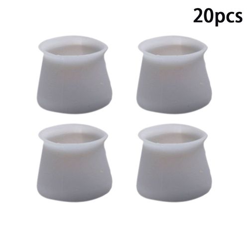 Chaussettes De Protection En Silicone Pour Pieds De Chaise Et Table, 20 Pièces