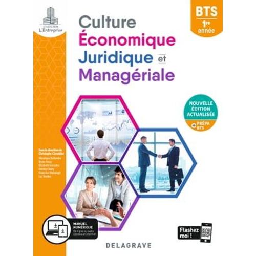 Culture Économique, Juridique Et Managériale (Cejm) 1re Et 2e Années Bts (2021) - Pochette Élève