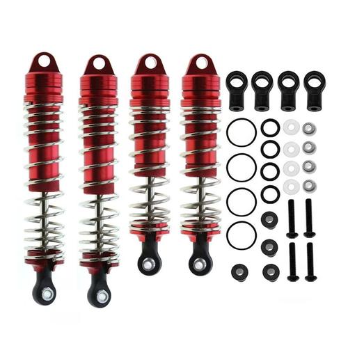 Lot De 4 Amortisseurs Et Arrière En Métal Pour Slash Vxl 2wd Stampede Hoss 1/10 Rc Car Upgrades, Rouge-Générique