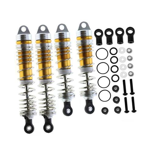 Lot De 4 Amortisseurs Et Arrière En Métal Pour Slash Vxl 2wd Stampede Hoss 1/10 Rc Car Upgrades, Jaune-Générique