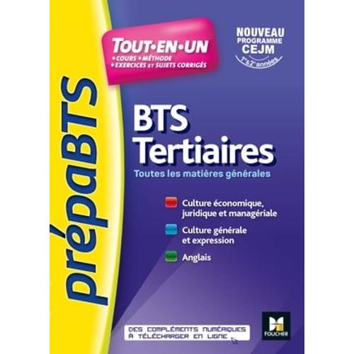 Prepabts - Toutes Les Matières Générales - Bts Tertiaires - Révision Et Entrainement - Fxl