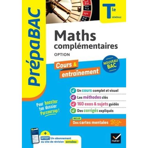 Prépabac Maths Complémentaires (Option) Tle Générale - Bac 2024