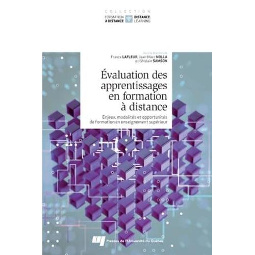 Évaluation Des Apprentissages En Formation À Distance