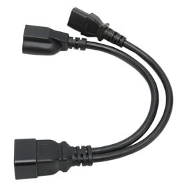 CâBle D'alimentation Iec320 C20 à Iec320 C13 5 15r, 1 EntréE 2 Sorties, CâBle SéParateur En Y Pour Moniteur, Pc De Bureau, Imprimante, Scanner