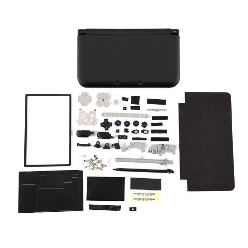 Kit De Remplacement Complet De PièCes De RéParation De Coque De BoîTier Complet Pour Nintendo 3ds Xl Noir