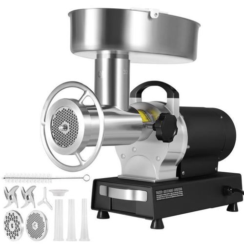 Hachoir à Viande Électrique - VEVOR - 1100 W 450 kg-h Machine à Hacher - Saucisses