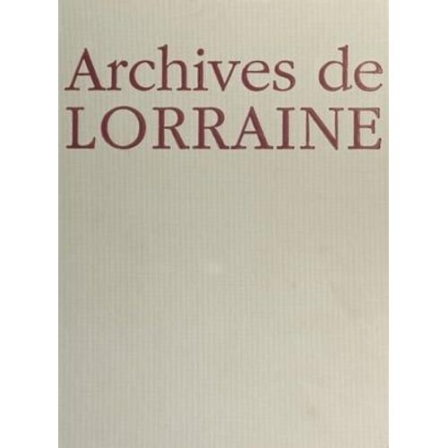 Archives De Lorraine