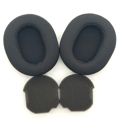 Coussinets de rechange pour casque WH1000XM5 - Sony WH-1000XM5 - Mousse d'isolation phonique - Tissu de maille - Noir