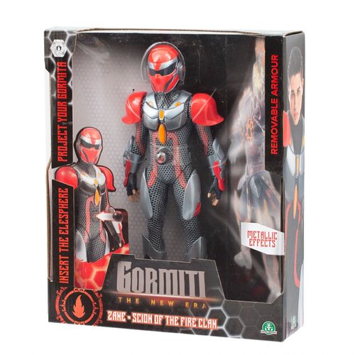Live Action Gormiti - Figurine Articulée De 27 Cm Scion Avec Projecteur - Feu